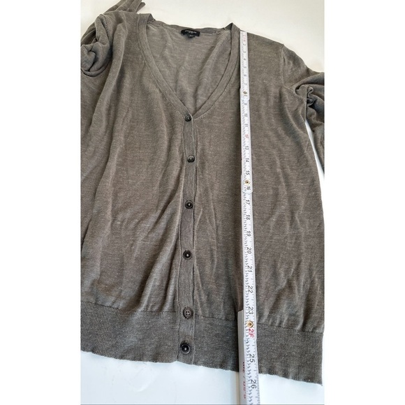Ann Taylor Silk Blend V-Neck Button Down Cardigan - Picture 11 of 11